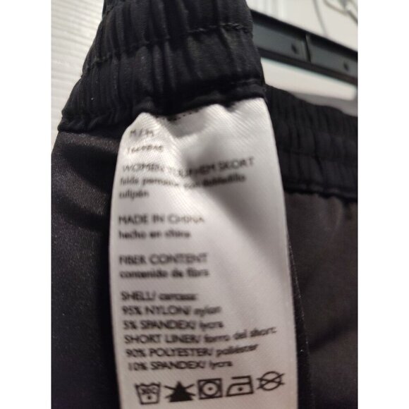 Eddie Bauer Black Tulip Hem Skirt Short Medium Golf Comfy NWOT - Picture 11 of 13